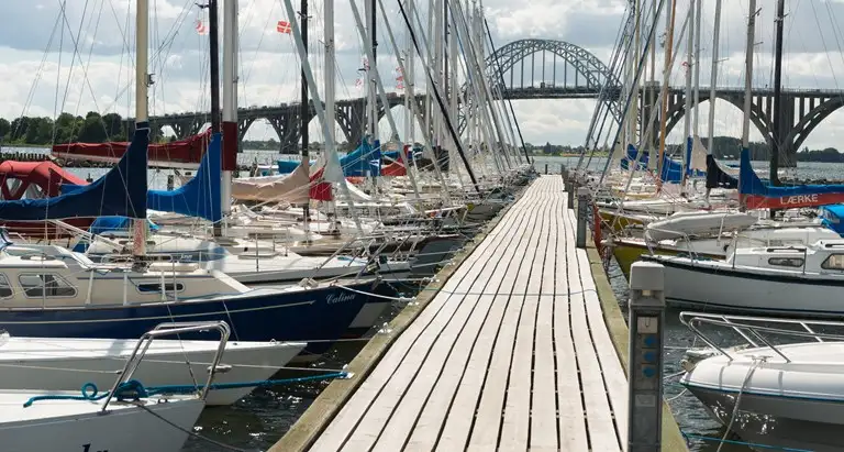 Foto fra Kalvehave Havn